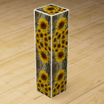 Wine Gift Box Sunflower<br><div class="desc">Wine Gift Box Something for everyone offers customized personalized wine gift box especially for that special moment with your loved ones. This uniquely designed gift box will impress your friends and family. While you are here already you may want to view other related bathroom items such as, shower curtain liners,...</div>