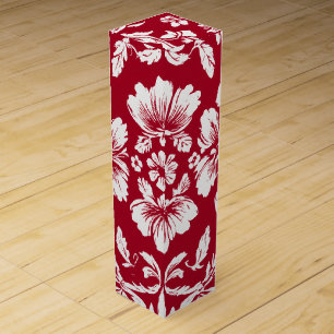 Wine Gift Box with Blooming Design