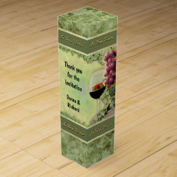 Wine Gift Box with your own Text
