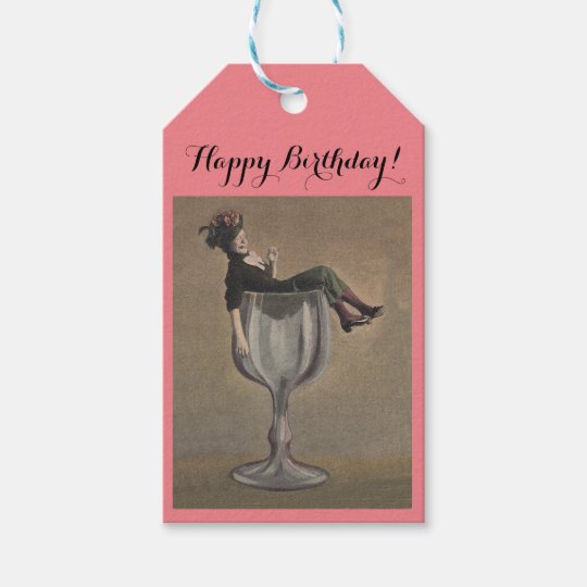 wine gift tags happy