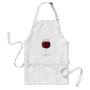 Wine Glass Adult Apron