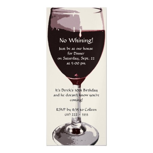 Wine Glass Invitations 8