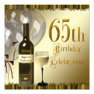65th birthday invitations zazzle