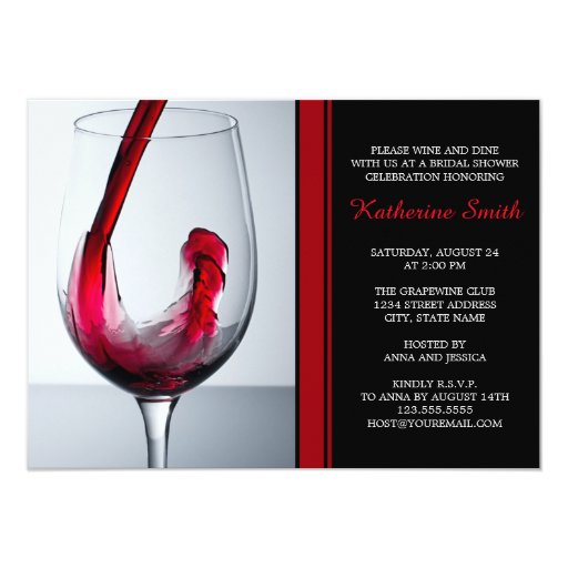 Wine Glass Invitations 3