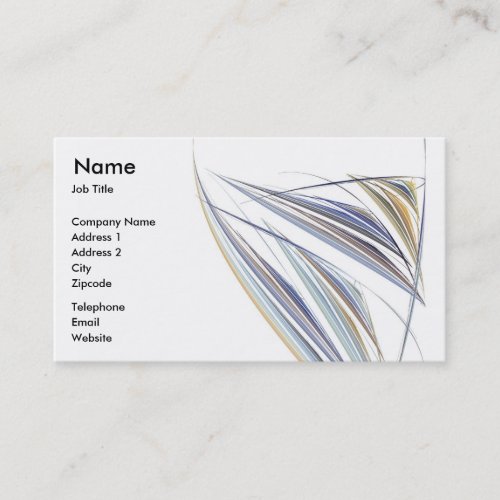 Wine Glass Business Card