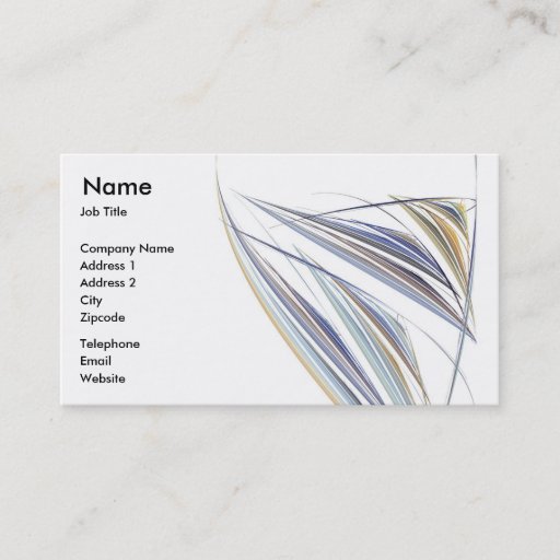 Customizable Wine Glass Business Card