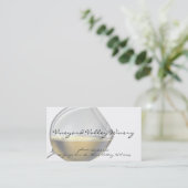 Wine Glass Business Cards (Standing Front)