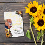 Wine Glass Cheers to 50 Years Wedding Anniversary Foil Invitation<br><div class="desc">Charming gold foil 50th wedding anniversary party invitation with the outline of a wine glass printed in gold foil and filled with a photo of the couple celebrating their 50th wedding anniversary. Cheers to 50 years in gold typography and the married couple's names in gold foil too. The year is...</div>