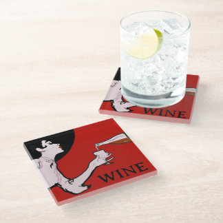 Wine Glass Coaster