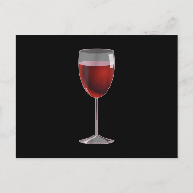 Wine Glass Costume Matching Cheese Wedge Pair Announcement Postcard (Front)