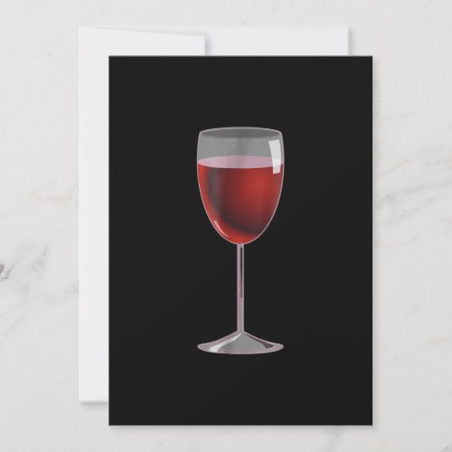 Wine Glass Costume Matching Cheese Wedge Pair Invitation