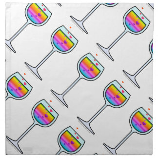 WINE GLASS Dinner or Cocktail NAPKINS