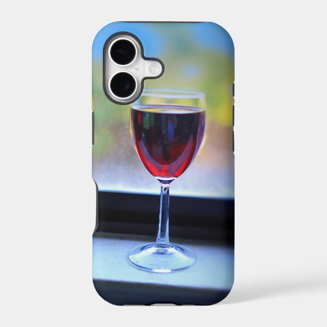 Wine Glass Iphone Case (Back)
