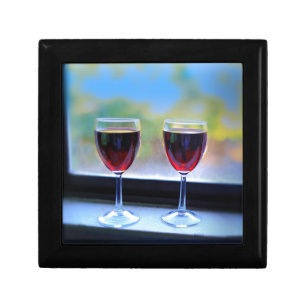 Wine Glass Jewelry Box