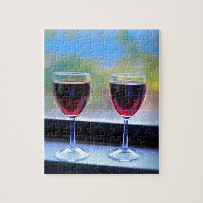 Wine Glass Jigsaw Puzzle
