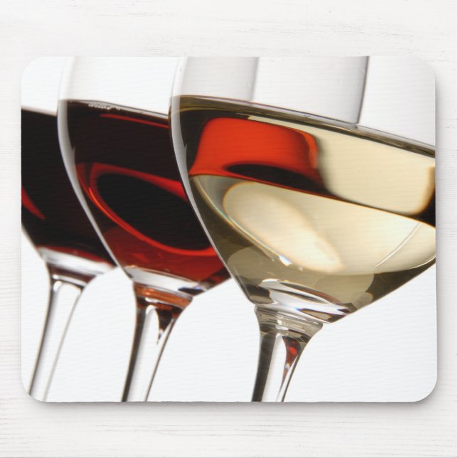 Wine Glass Mouse Pad (Front)