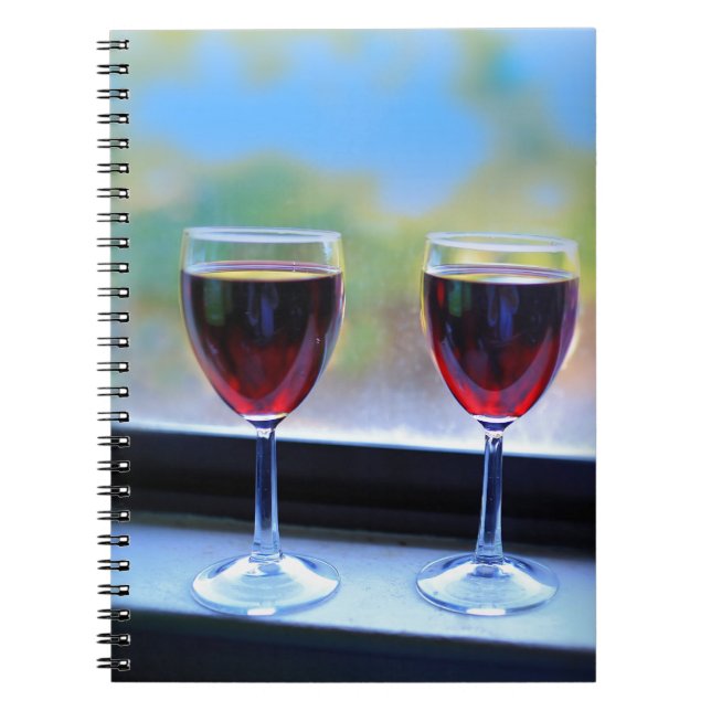 Wine Glass Notebook (Front)