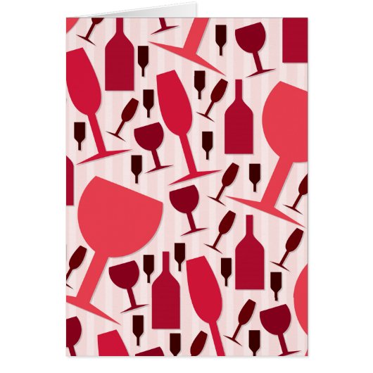 Wine glass pattern cards (Front)