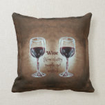 Wine Glass Pillow