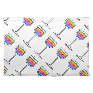 WINE GLASS PLACEMATS
