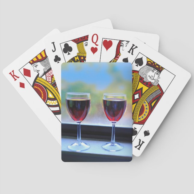 Wine Glass Poker Cards (Back)