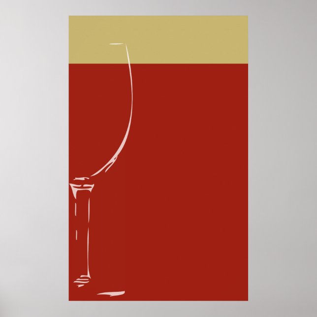 Wine glass poster (Front)