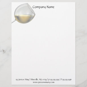 Wine Glass Professional Stationery