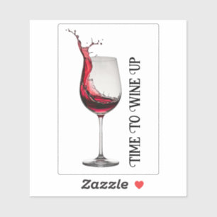 Wine Glass Quote Sticker