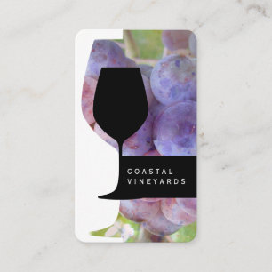 Wine Glass Sommelier Business Card