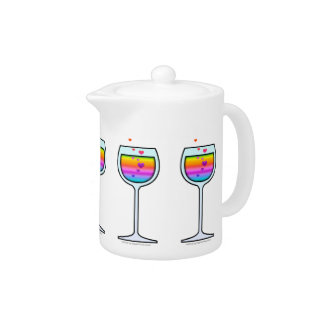WINE GLASS TEAPOT or MINI COCKTAIL PITCHER
