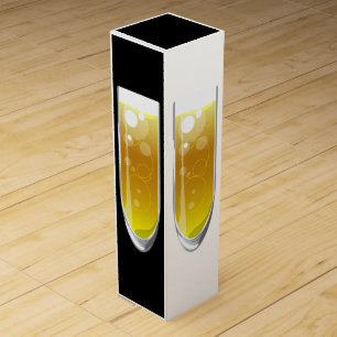 Wine glass window wine box