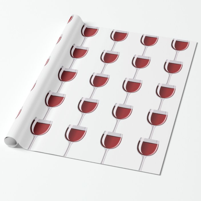 Wine Glass Wrapping Paper
