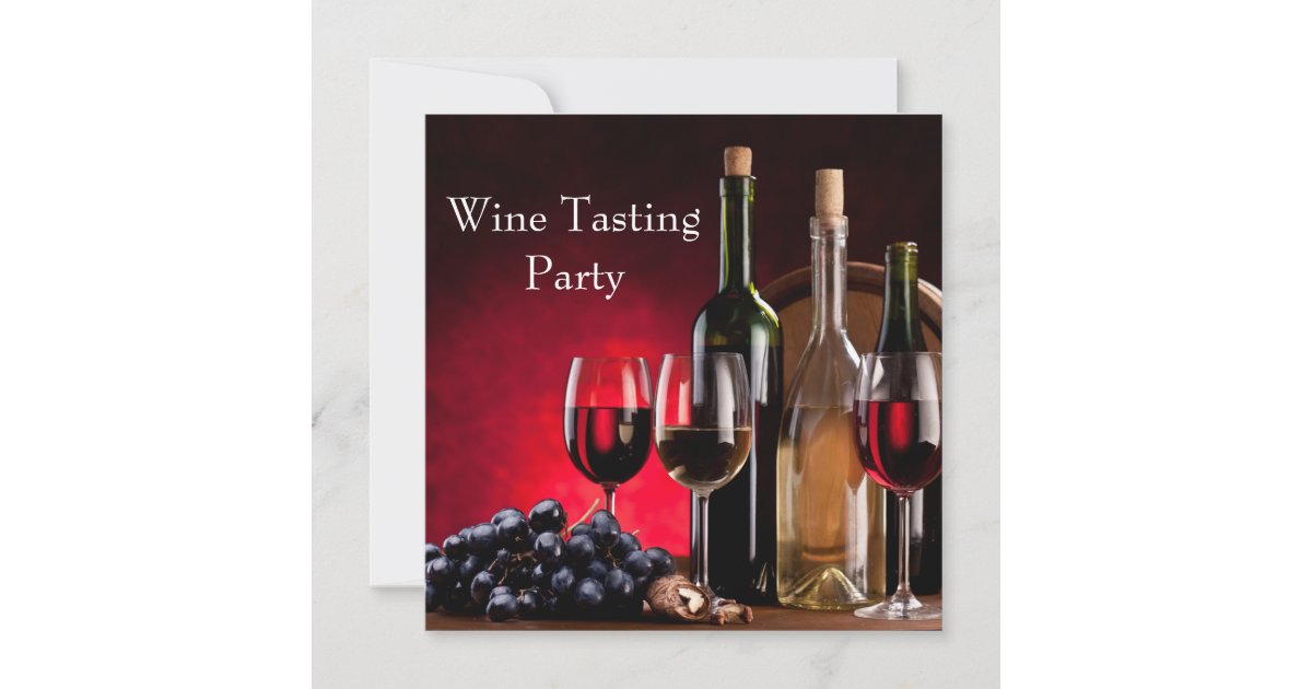 wine tasting event invitation