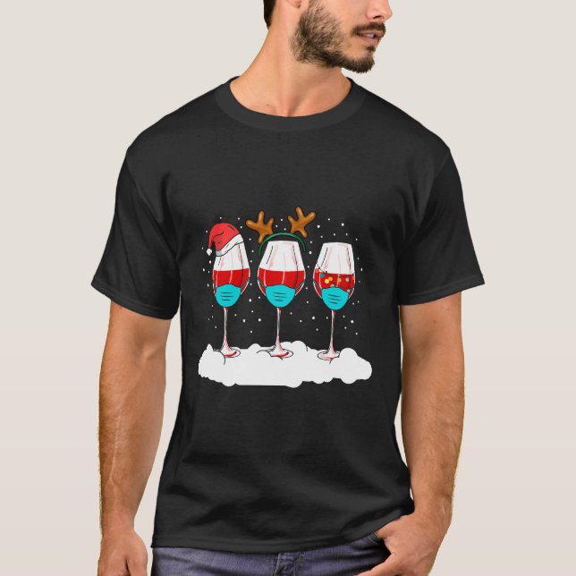 Wine Glasses Classic T-Shirt (Front)