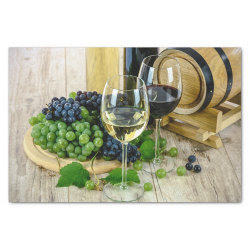Wine Glasses Decoupage Tissue Paper