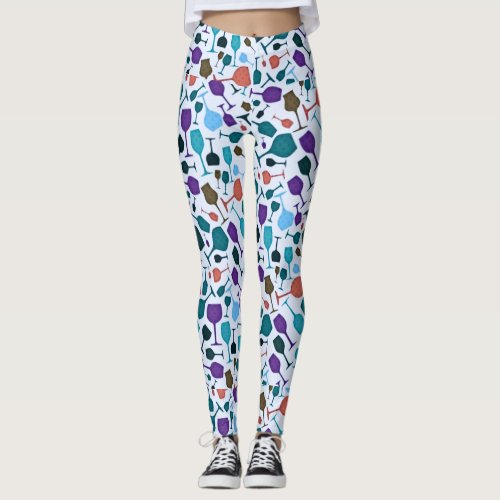 Wine Glasses Leggings