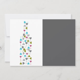 Wine Glasses Shaped into a Bottle