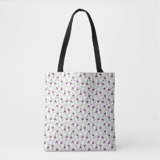 Wine Glasses Tote Bag