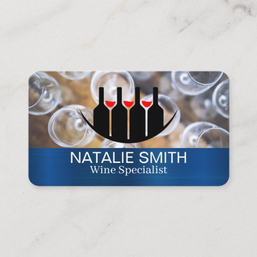 Wine Glasses | Vineyard Business Card