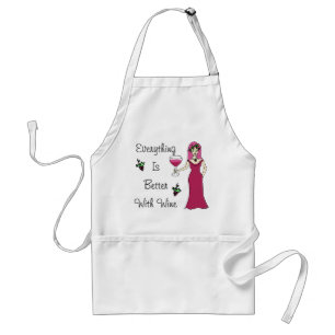 Wine Goddess Simply Divine "Better With Wine" Adult Apron
