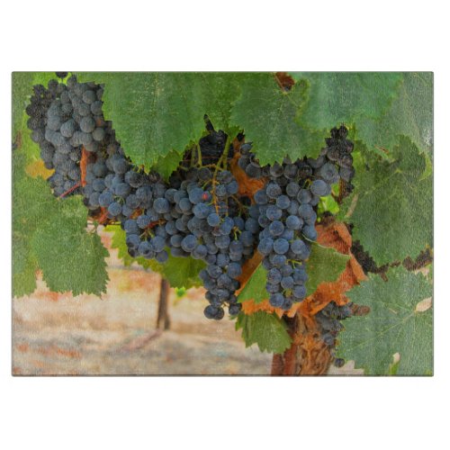 Wine Grape Vineyard Cutting Board
