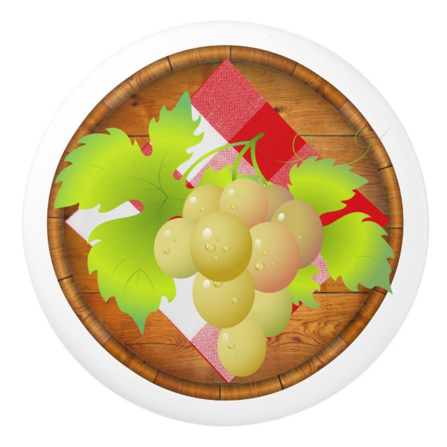 Wine Grapes Drawer Knobs (Front)