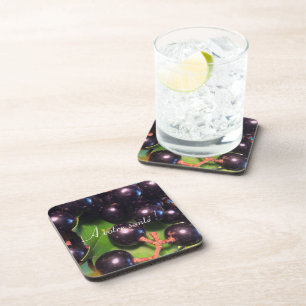 Wine Grapes Drink Coaster