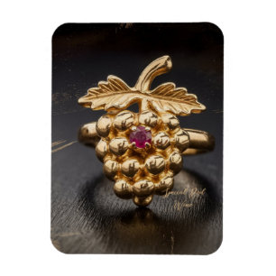 Wine Grapes Magnet