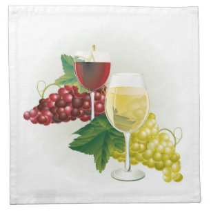 Wine & Grapes Napkin