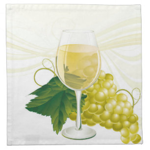 Wine & Grapes Napkin
