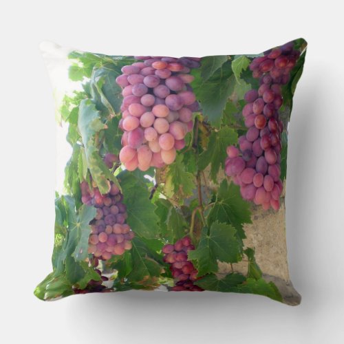 Wine Grapes Pillow