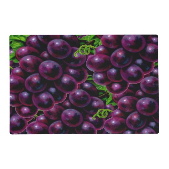 Wine Grapes Placemat