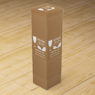 Wine & Grapes, Rustic Wine Bar/Winery Box