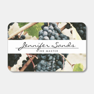 WINE GRAPES, WINERY, WINE MASTER Business Card Matchboxes